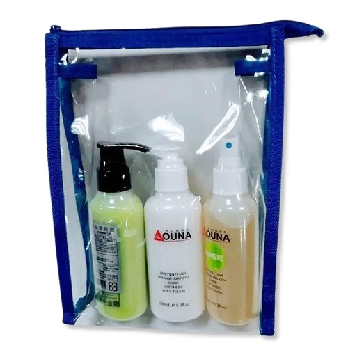 高週波手提袋 粉紅色 / PVC透明手提袋